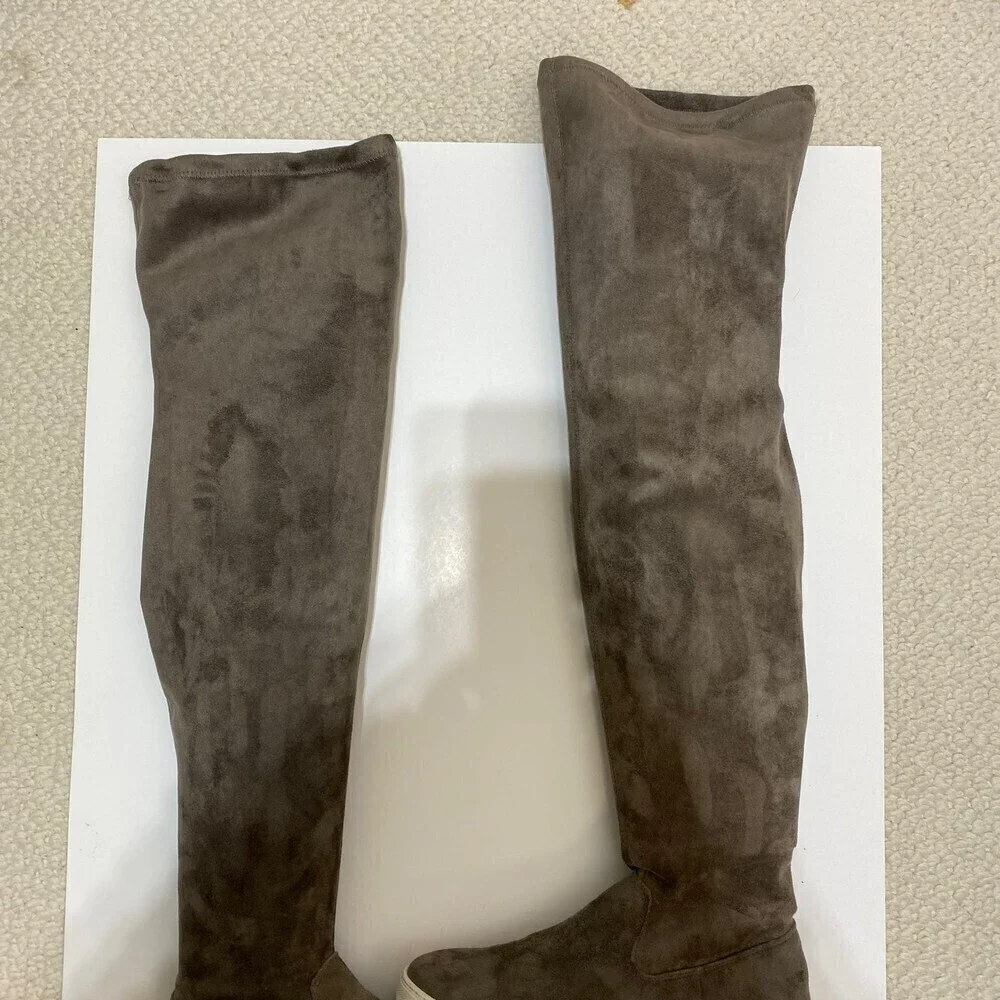 J Slides Petra Over The Knee Sneaker Boots Size 8